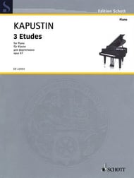 3 Etudes for Piano, Op. 67 piano sheet music cover